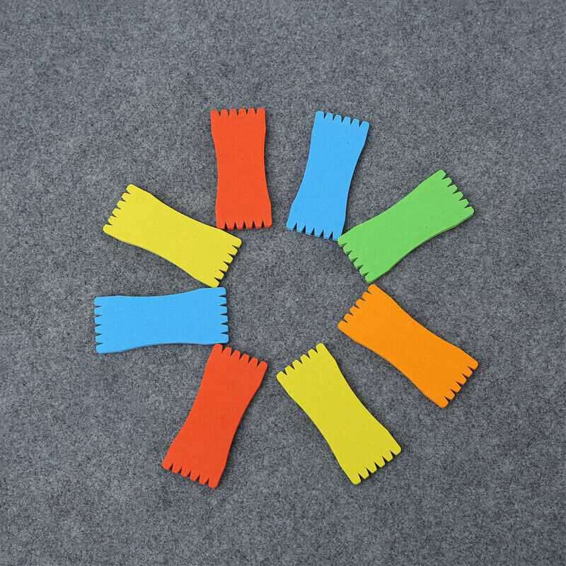 20pcs Foam EVA Rig Winders Sea Fishing Hook Lure Line Feathers Storage Board