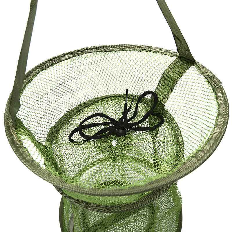 Fishing Net Fishing Creel Tackle Nylon Landing Net Cast Fishing Network Cage Hf - Image 3