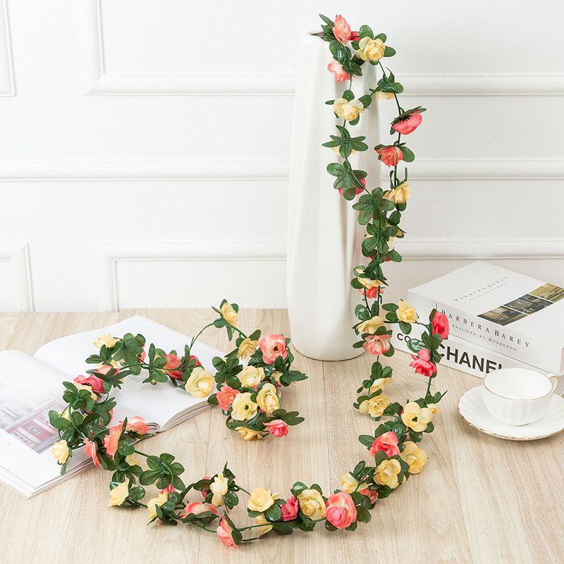 45 Flowers 8Ft Artificial Flower Floral Fake Hanging Garland Party Wedding Decor - Image 6