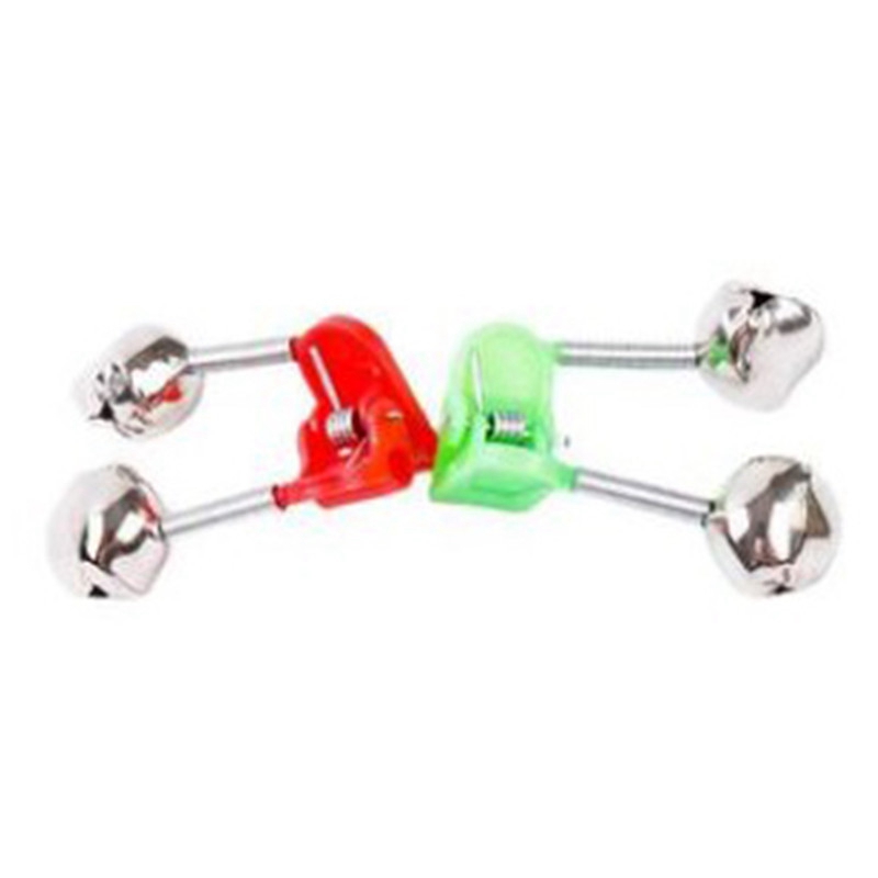 20 PCS Tackle Rod Clamp Sea Fishing Tip Bite Lure Alarm Twin Bell Ring Clip - Image 3