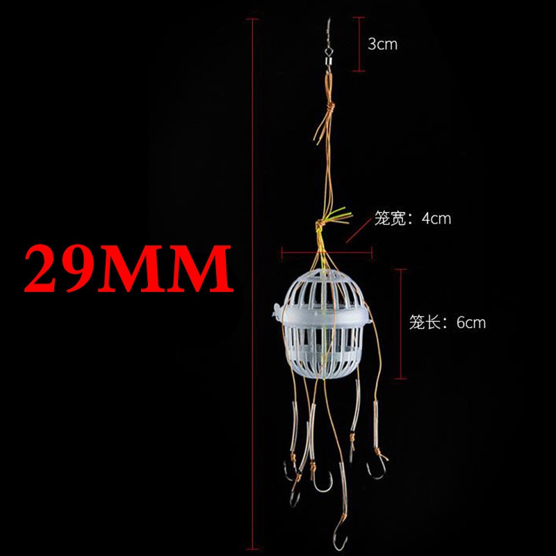 1Pcs Fishing Hooks Explosion Baits Cage Sea Box Hook Monsters With Six Strong Carbon Steel Plastics Carp Spherical Tackle Tools - Image 4