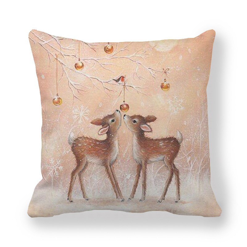45x45cm Rabbit Elk Christmas Pillowcase Merry Christmas Decor for Home Cristmas Xmas Gift Navidad Noel 2024 Happy New Year 2025 - Image 20