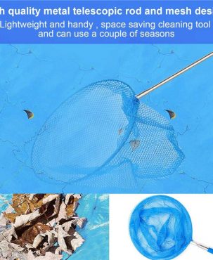 Round Swimming Pool Fishing Net Skimmer Pond Bathtub Fallen Leaves Cleaning Tool