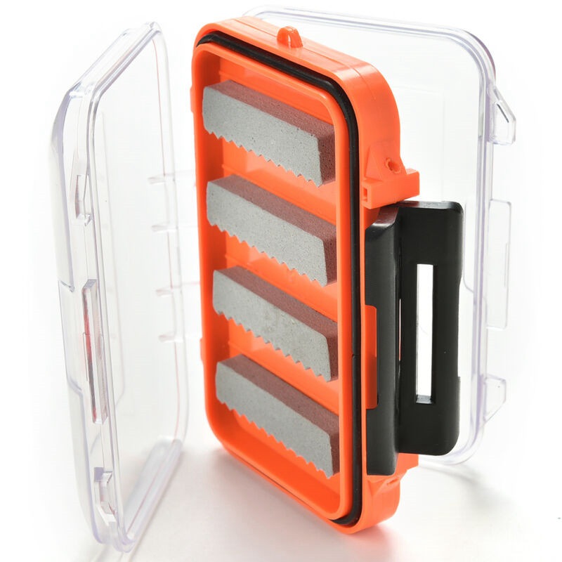 Double Sides Waterproof Pocket Fly Fishing Box Slid Foam Insert Hold Flies^JY