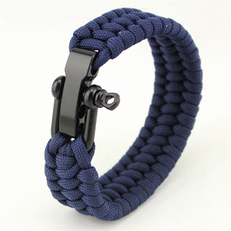 Tactical Paracord Bracelet Multi Functional Emergency Paracord 550 for Men Women Outdoor Hiking Survival Climbing Paracord - 图片 5