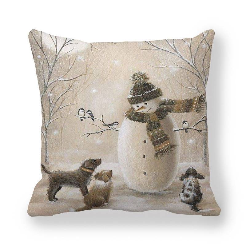 45x45cm Rabbit Elk Christmas Pillowcase Merry Christmas Decor for Home Cristmas Xmas Gift Navidad Noel 2024 Happy New Year 2025 - Image 21