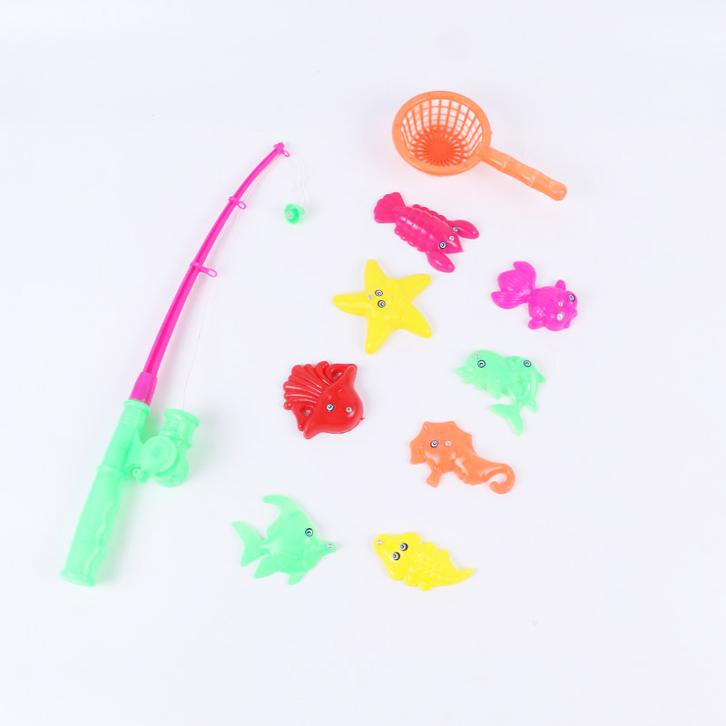 Magnetic Fishing Game Toy Rod 10 Fish Hook Catch Kids Childern Bath Time Gift - Image 4