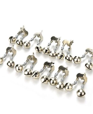 10 PCS Twin Bells Bite Alarm Clip-on for Fishing Rod Outdoor Hot