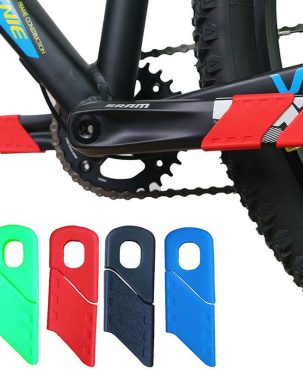 4Pcs Mountain Bike Bicycle Crank Cover Silicone Arm Sleeve MTB Cycling Crankset Protect Non-slip Chainwheel Crank Protector