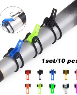 10Pcs/Bag Plastic Fishing Hook Keeper for Fishing Rod Pole Fishing Lures Bait Safety Holder Chub Carp Easy-Fishing Tackle Hooks