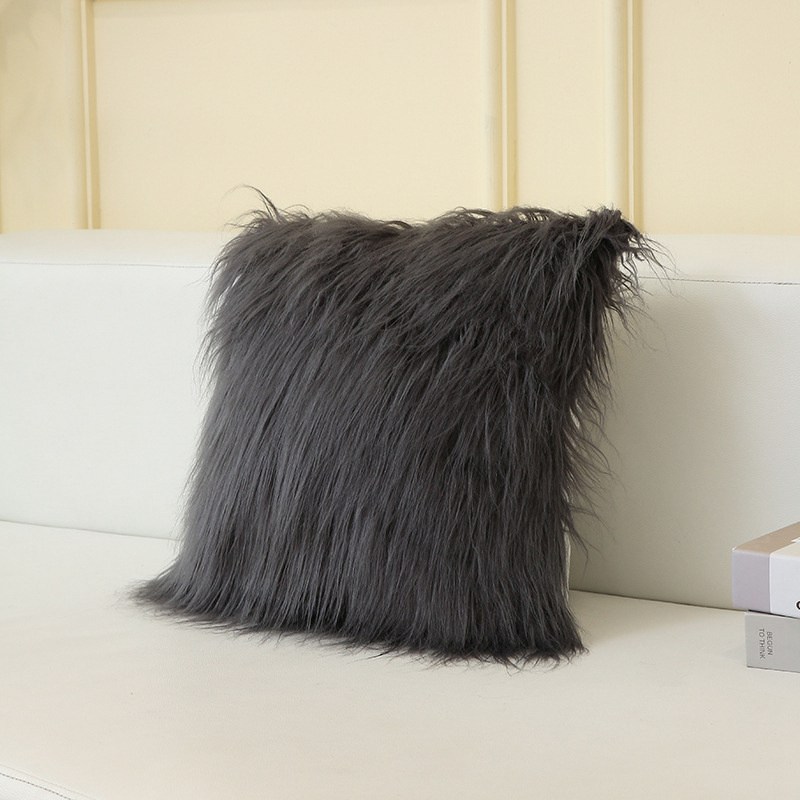 Soft Fur Plush Cushion Cover Home Decor Pillow Covers Living Room Bedroom Sofa Decorative pillowcase 43x43cm shaggy fluffy cover - Image 10
