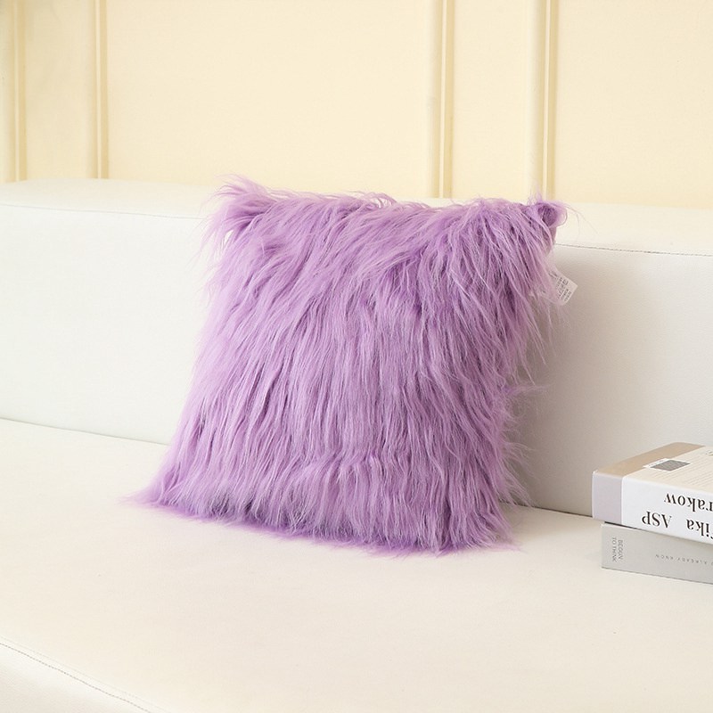 Soft Fur Plush Cushion Cover Home Decor Pillow Covers Living Room Bedroom Sofa Decorative pillowcase 43x43cm shaggy fluffy cover - Image 11