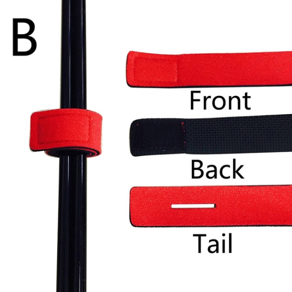 2pcs Fishing Rod Wrap Tie Holder Strap Bands Fastener Ties Fishing Kit - Image 4