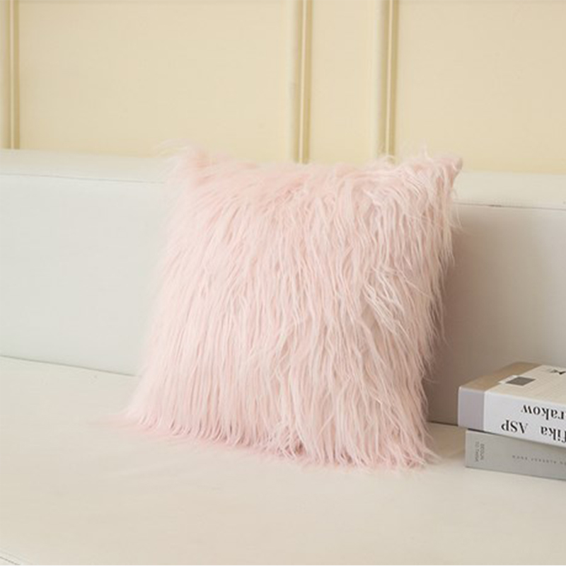Soft Fur Plush Cushion Cover Home Decor Pillow Covers Living Room Bedroom Sofa Decorative pillowcase 43x43cm shaggy fluffy cover - Image 14
