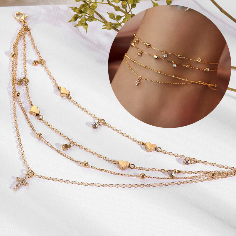 Bohemia Chain Anklets for Women Foot Accessories 2024 Summer Beach Barefoot Sandals Bracelet ankle on the leg Female - 图片 13