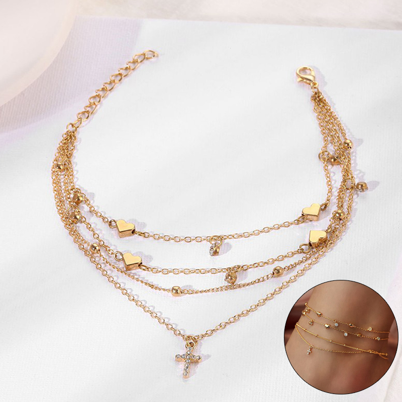 Bohemia Chain Anklets for Women Foot Accessories 2024 Summer Beach Barefoot Sandals Bracelet ankle on the leg Female - 图片 10