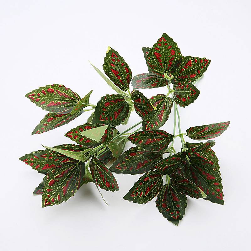 Artificial Plants Green Apple Eyebrow Leaves Flower Arrangement Accessories Simulation Plant Leaf Garden Hotel Decoration Floral - Image 17