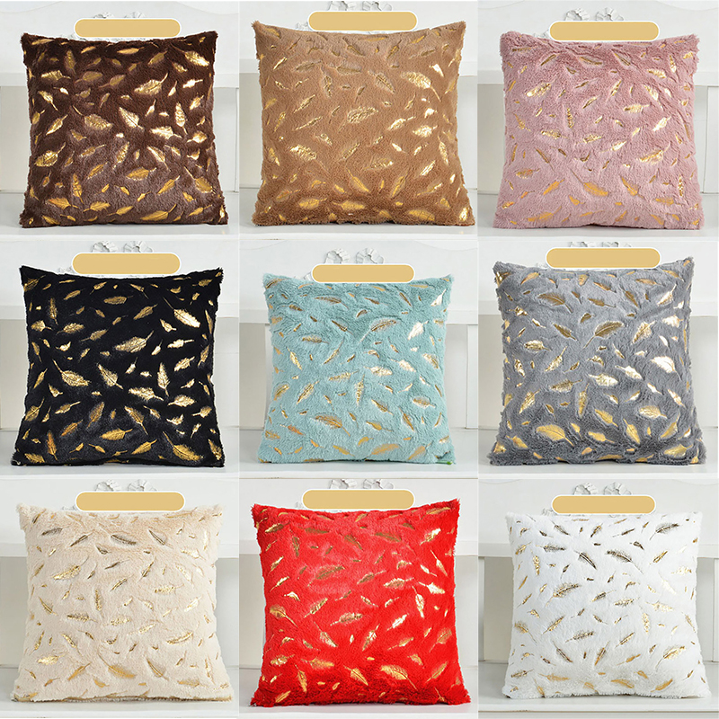 Fur Decorative Cushion Cover Home Plush Pillow Case Living Room Decoration Pillowcases Sofa Bed Throw Pillows Covers 45x45 cm - Image 24