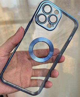 Luxury Clear Plating Soft Case For iPhone 13 12 11 Pro Max Camera Protector Cover