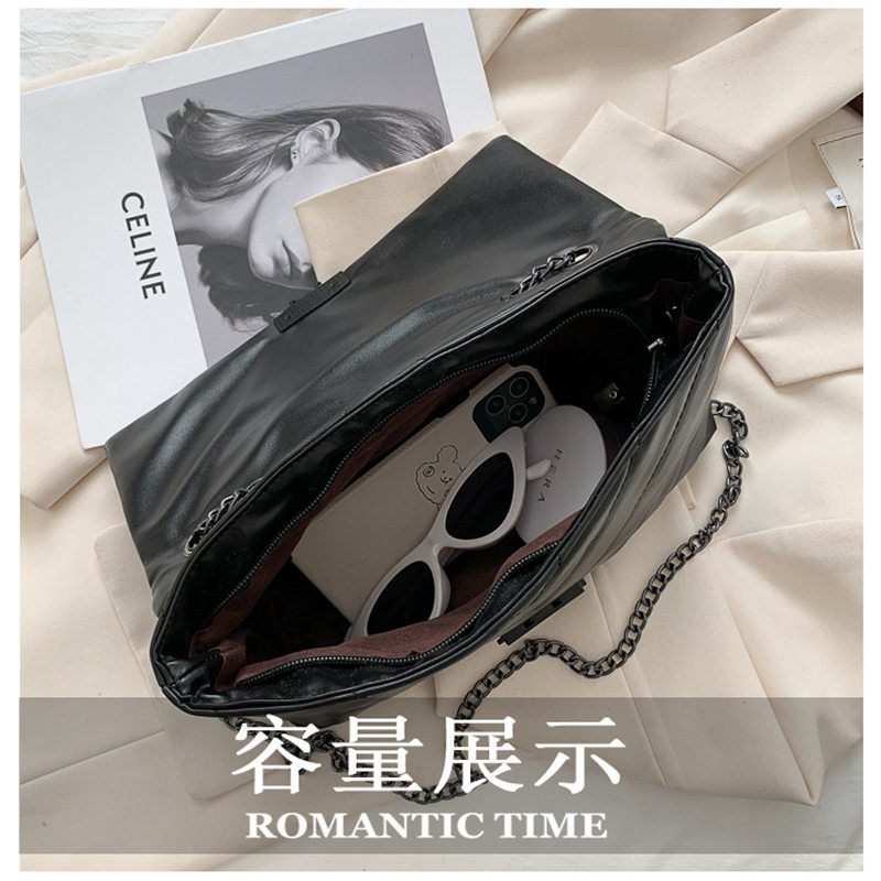 New Casual Chain Crossbody Bags For Women Fashion Simple Shoulder Bag Ladies Designer Handbags PU Leather Messenger Bags - 图片 13