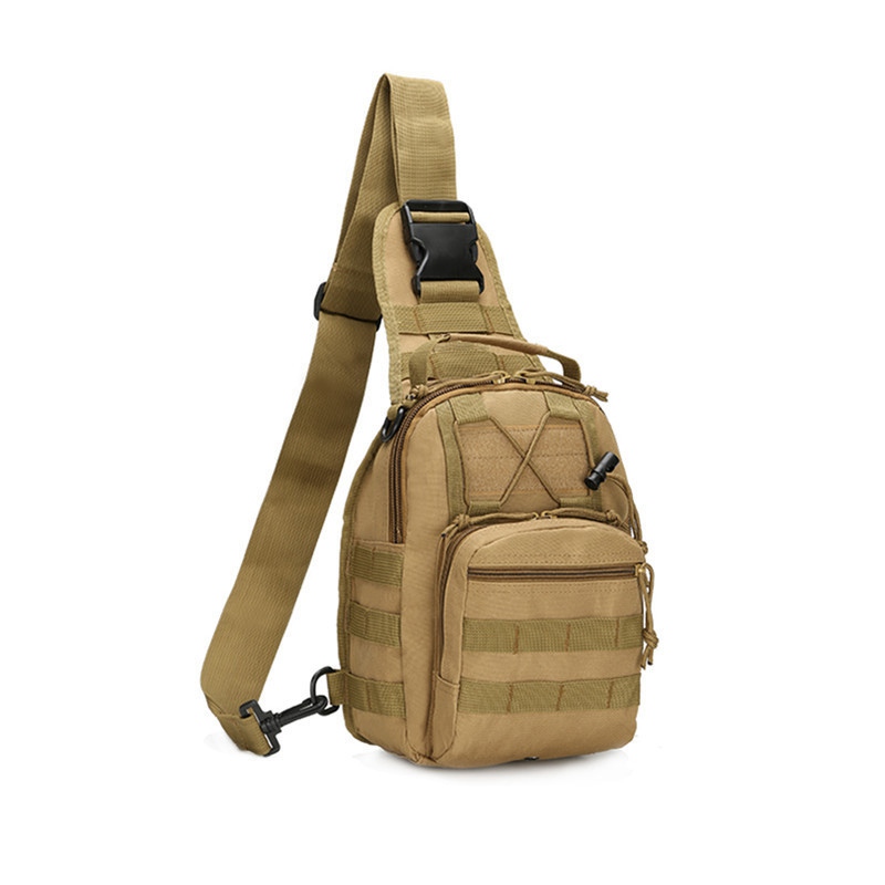 Men Backpack Tactical Sling Chest Pack Shoulder Bag Outdoor Hiking Travel - 图片 3