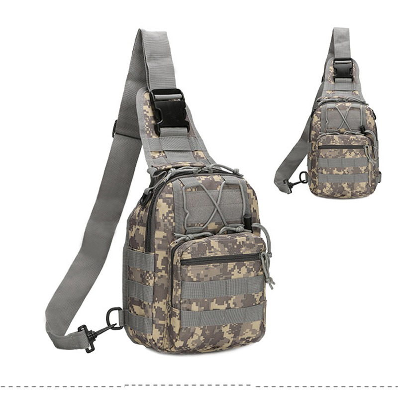 Men Backpack Tactical Sling Chest Pack Shoulder Bag Outdoor Hiking Travel - 图片 4