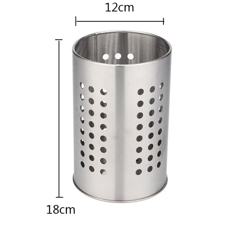 Stainless Steel Cutlery Stand Kitchen Sink Tidy Drainer Utensil Holder - Image 9