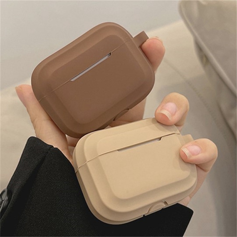 Matte soft silicone Jane couple earphone case for apple airpod pro wireless bluetooth headset charging box for airpods 1 2 3 - 图片 4