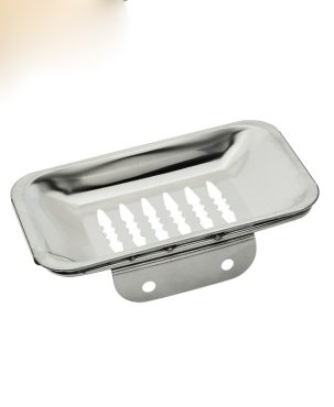 Stainless steel soap box, soap dish, bathroom soap box, soap net, bathroom soap butterfly, soap rack
