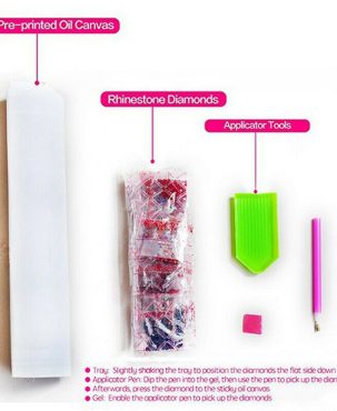 Diamond Painting DIY 5D Full Drill Pushing Open Door And Sea Room Decor Gift