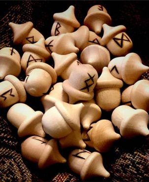 10 Pcs Wooden Acorns Unfinished Paint Stain DIY Craft Home Decor Ornament