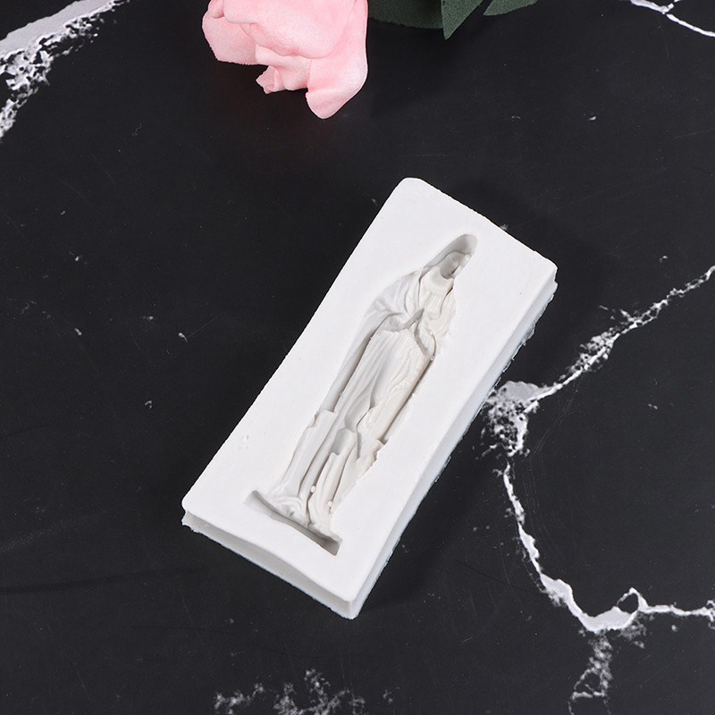 Silicone Mould Virgin Mary 3D Mold Soap Moulds Fondant Cake Decor Baking Tools - 图片 6