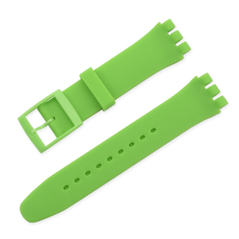 Substitute Swatch Swatch Strap Silicone Watch Strap Accessories 12mm16mm17mm19mm20mm Multi-Color
