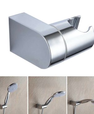 ABS Chrome Adjustable Shower Head Holder  Handheld Shower Holder Bathroom Product  New