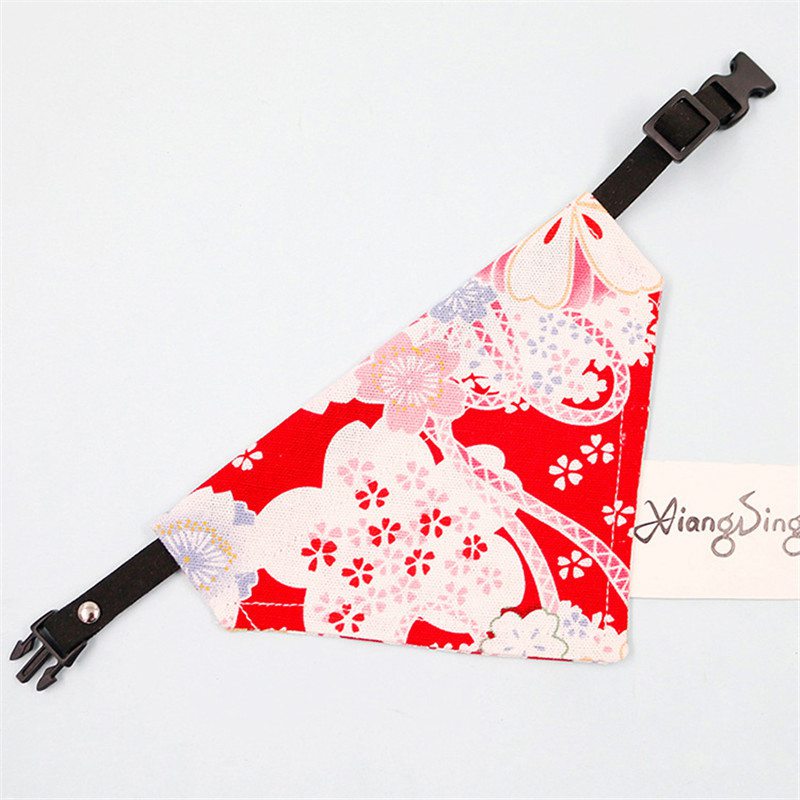 Handmade Dog Bandana Slide on Collar Neckerchief Scarf Present Pet scarf - Image 6