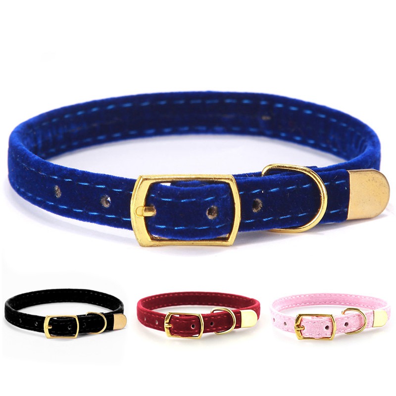 Cat Collar With Bell Safety Cat Collars Puppy Dog Collar For Cats Small Dogs Kittens Solid Pet Collar Chihuahua Products YS0032