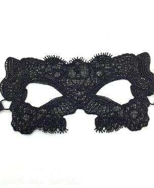 Cross-Border Popular Party Black Lace Mask Ball Halloween Props Half Face Sexy Bar Eye Mask