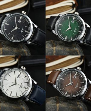 Men's Business Casual Stainless Steel Six-Pin Calendar Men's Quartz Watch Hot Sale Watch