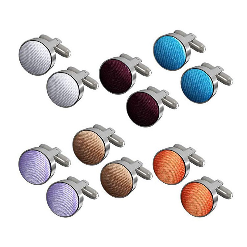 Mens Cufflinks Solid Wedding Dress Shirt Cuff Links