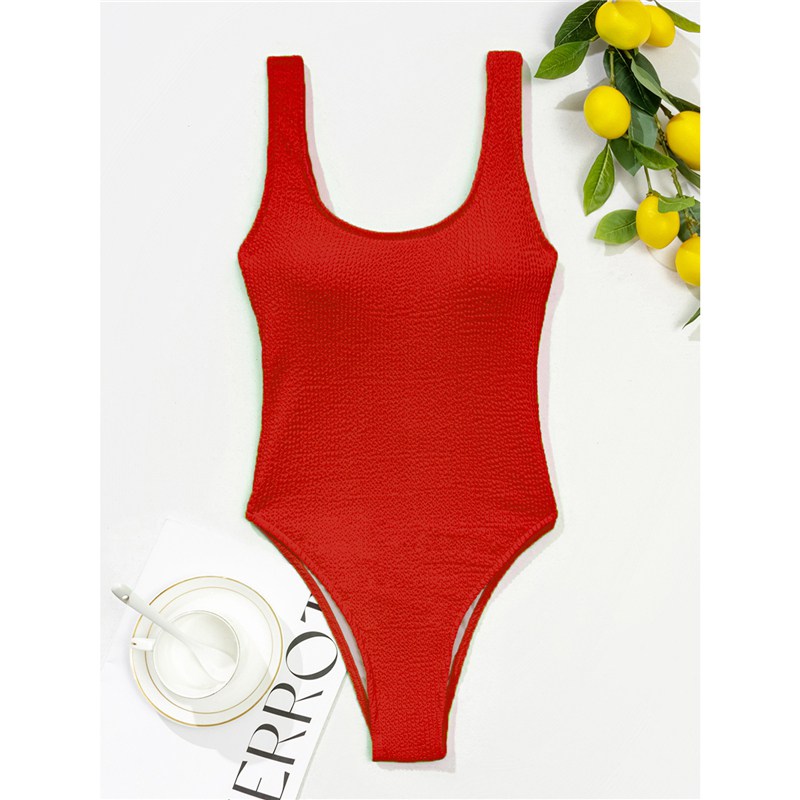 2024 Sexy Women One Piece Swimsuit Swimwear Female Solid Push Up Thong Bather Bathing Suit Monokini Brazilian Swimming Suits - Image 3