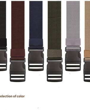 Quick Release Work Buckle Tactical Men Army Webbing Nylon Military Waist Belt