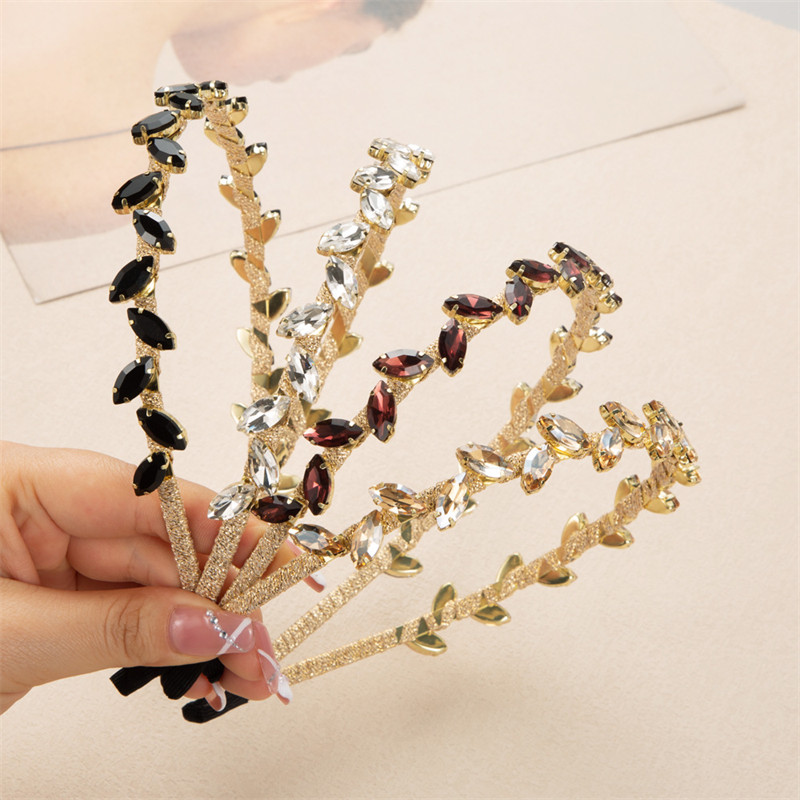 Baroque Inlaid Glass Drill Headband Hair Pressing Ornament Fashion Hair Accessory