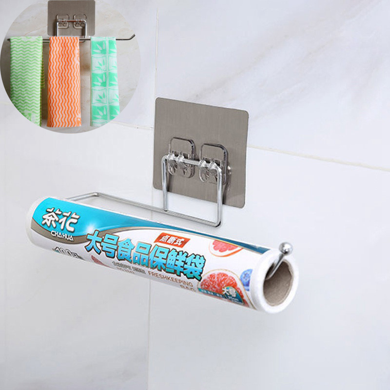 Kitchen Toilet Paper Holder Tissue Holder Hanging Bathroom Toilet Paper Holder Roll Paper Holder Towel Rack Stand Storage Rack - Image 14