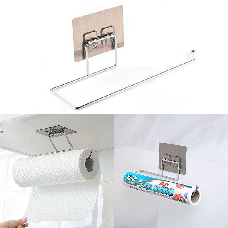 Kitchen Toilet Paper Holder Tissue Holder Hanging Bathroom Toilet Paper Holder Roll Paper Holder Towel Rack Stand Storage Rack - Image 16