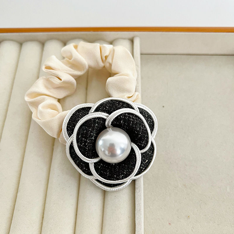 Pearl Camellia Hair Band Retro Classic Style Hair Accessories Barrettes Grip Shark Clip Headdress Fashion - 图片 19