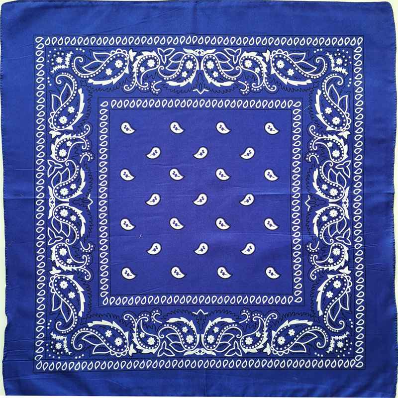 3PC Polyester Paisley Large Kerchief Amoeba Paisley Hip Hop Square Towel Street Dance Cycling Headscarf Multicolor - 图片 3