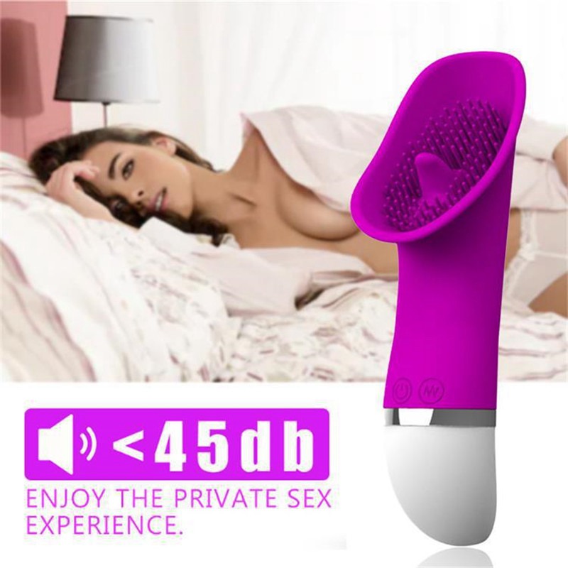 Vibrator Clitoris Tongue Clitoral Stimulation Dildo 30 Mode Silicone Sex Toy