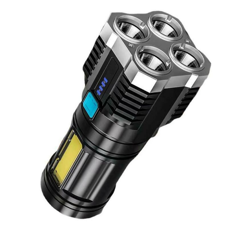 Super Bright 10000000LM Torch Led Flashlight USB Rechargeable Tactical Light HOT