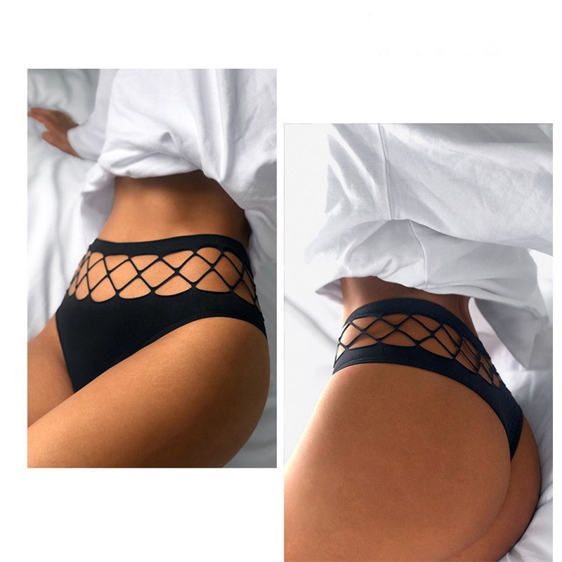 Sexy Mesh Lace Knickers Thong Panties G-string Women Lingerie Underwear Brief - 图片 3