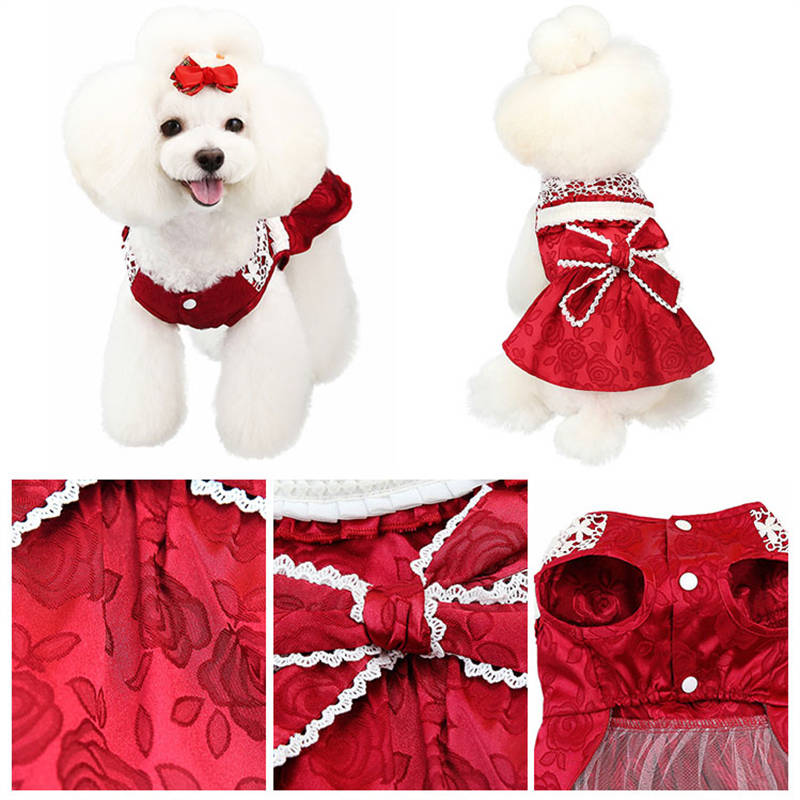 Pet Clothes Pet Suit Wedding Pet Dress Swallowtail Dog Clothes Fashion - Image 13